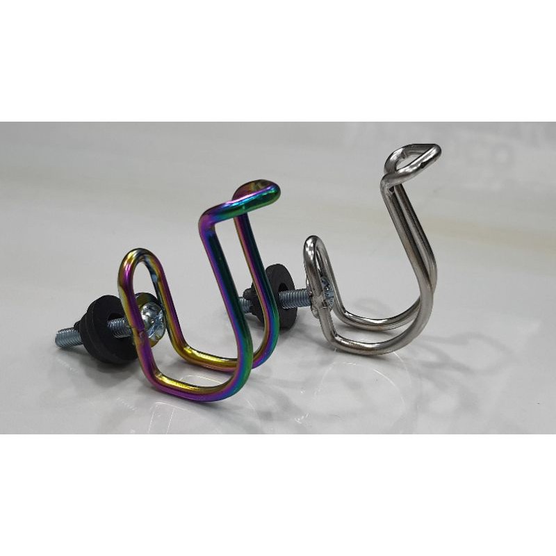 MÓC KHÓA TREO ĐỒ TITAN lưỡi vịt 7 màu Cực Đẹp Gắn Được Trên Mọi Xe Máy Cực bền