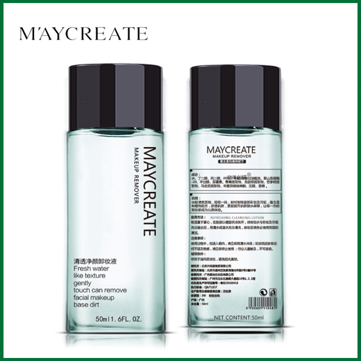 Nước tẩy trang 💖FREESHIP💖 Nước tẩy trang Maycreate Makeup Remover 50ml ☘️ BODY CARE SHOP ☘️A21