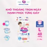 Tã dán Merries cỡ L 48 miếng