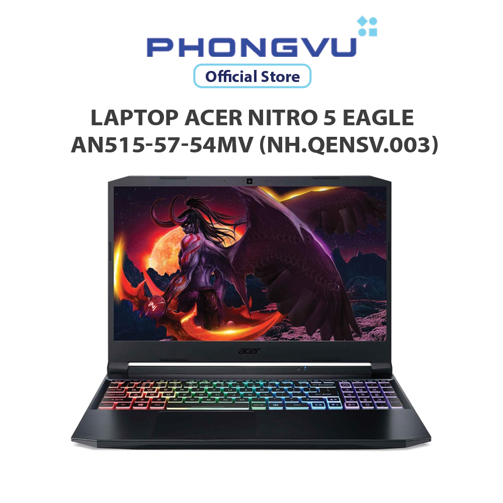Laptop Acer Nitro 5 Eagle AN515-57 -54MV (NH.QENSV.003) (i5-11400H) (Đen) - Bảo hành 12 tháng