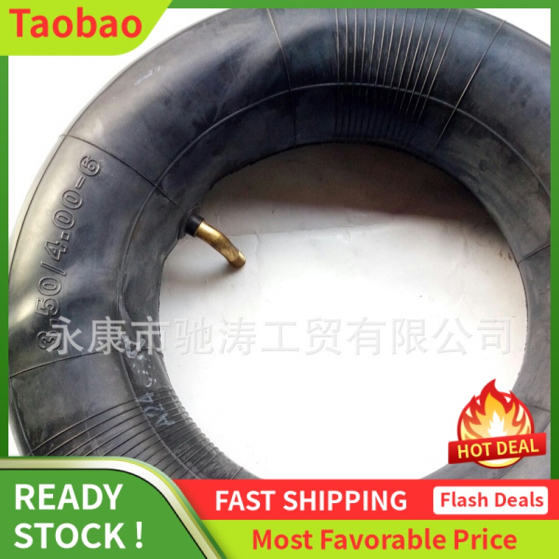 LZD  Cao Su Butyl 3.50/4.00-6 Ống Bên Trong 4.10/3.50-6  Xe Công Nông 4.00-6 Keo BUTYL Miệng Cong Ống Bên Trong