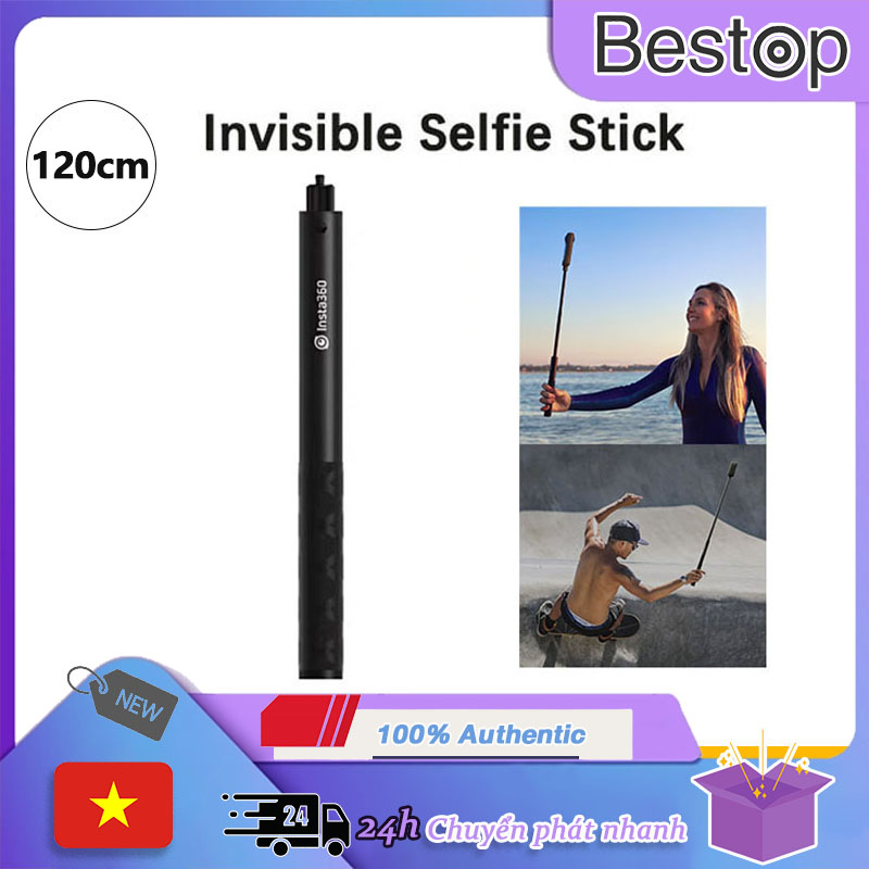 🇻🇳gậy tàng hình 1.2m insta360 one x2/ x3/r/rs/go 2 invisible selfie stick,vít 1/4,phụ kiện camera toàn cảnh insta360