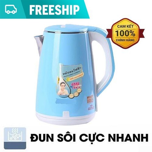 [ẤM ĐIỆN] - ẤM ĐUN SIÊU TỐC 2 LỚP THÁI LAN CAO CẤP 2.5L - ẤM ĐIỆN DUNG TÍCH CỠ LỚN SIÊU BỀN ĐẸP - ẤM ĐUN NƯỚC SIÊU TTOOCS TIẾT KIỆM ĐIỆN HÀNG CHÍNH HÃNG CHẤT LƯỢNG