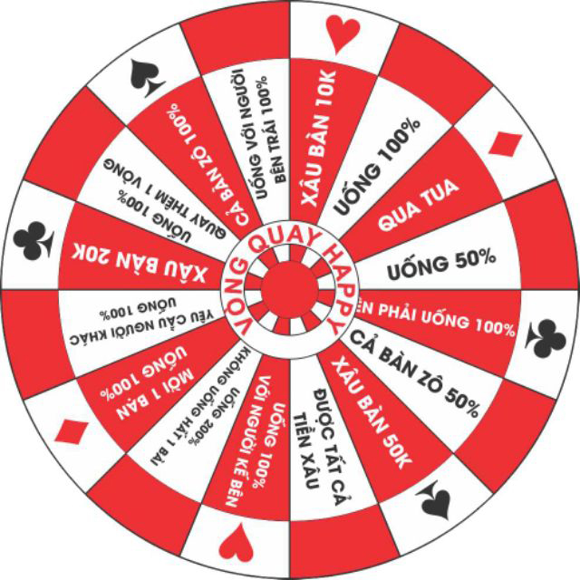 Vòng quay ăn nhậu vui chơi tiệc tùng siêu hot size 25cm