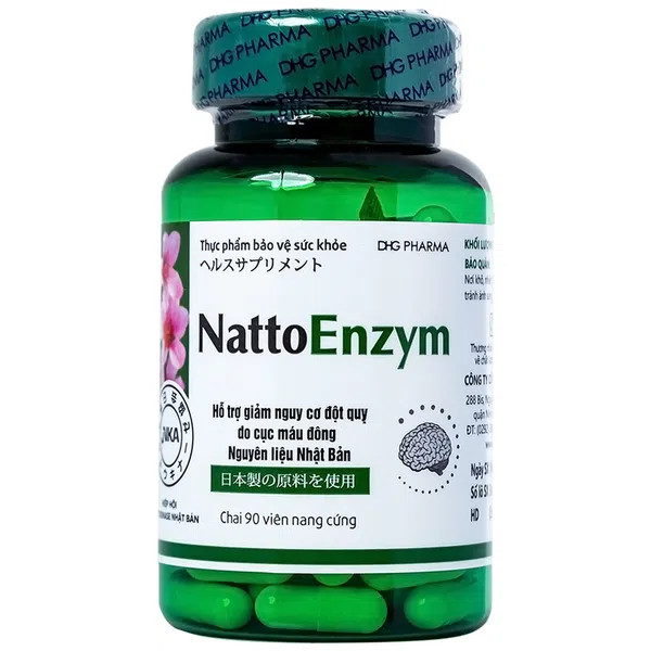 Natto Enzyme hộp 60 viên - Hỗ trợ làm tan cục máu đông, phòng ngừa đột quỵ