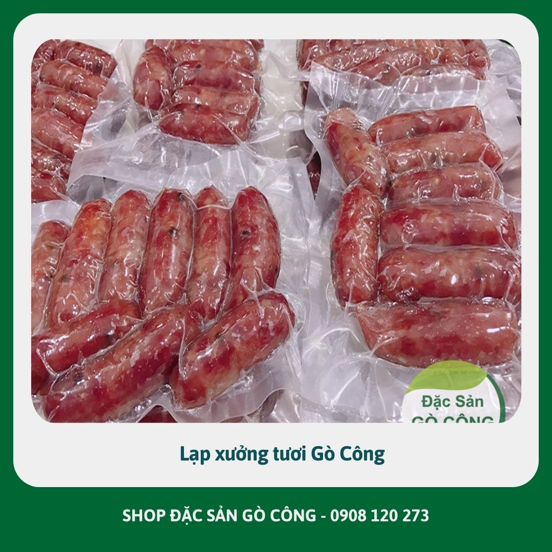 Lạp xưởng tươi gò công - shop đặc sản gò công
