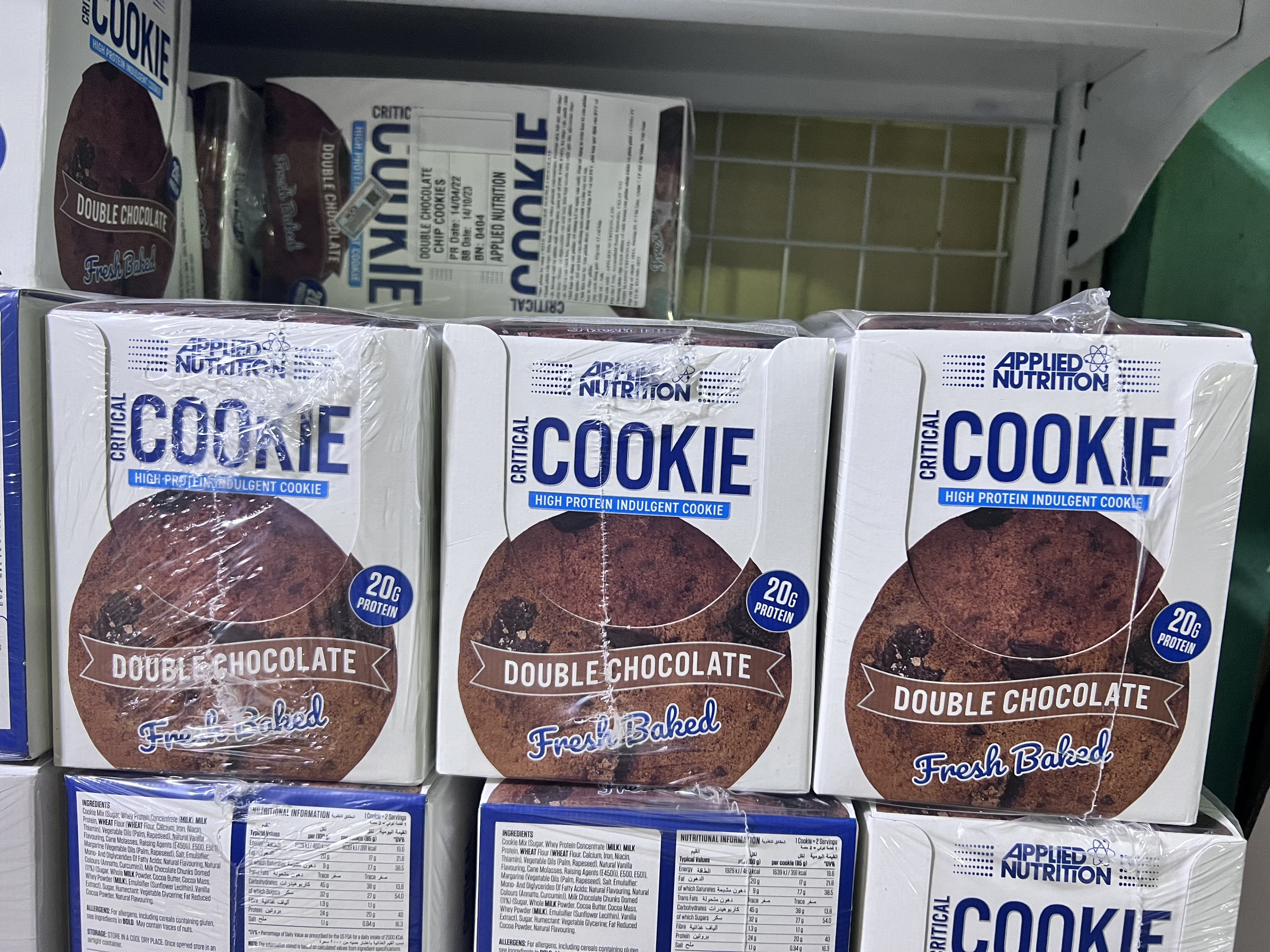 Bánh Critical Cookie Applied Nutrition hộp 12 bánh - Bánh Cookie thay thế bữa ăn phụ bánh ăn tập gym