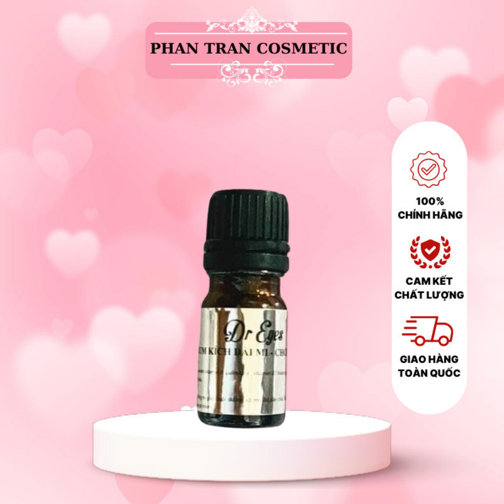 Tinh chất mọc mi 10ml kích thích mọc lông mi làm dày lông mi nhanh tự nhiên nuôi dưỡng mi dài và cong sau 5 - 10 ngày - phan trân cosmetic