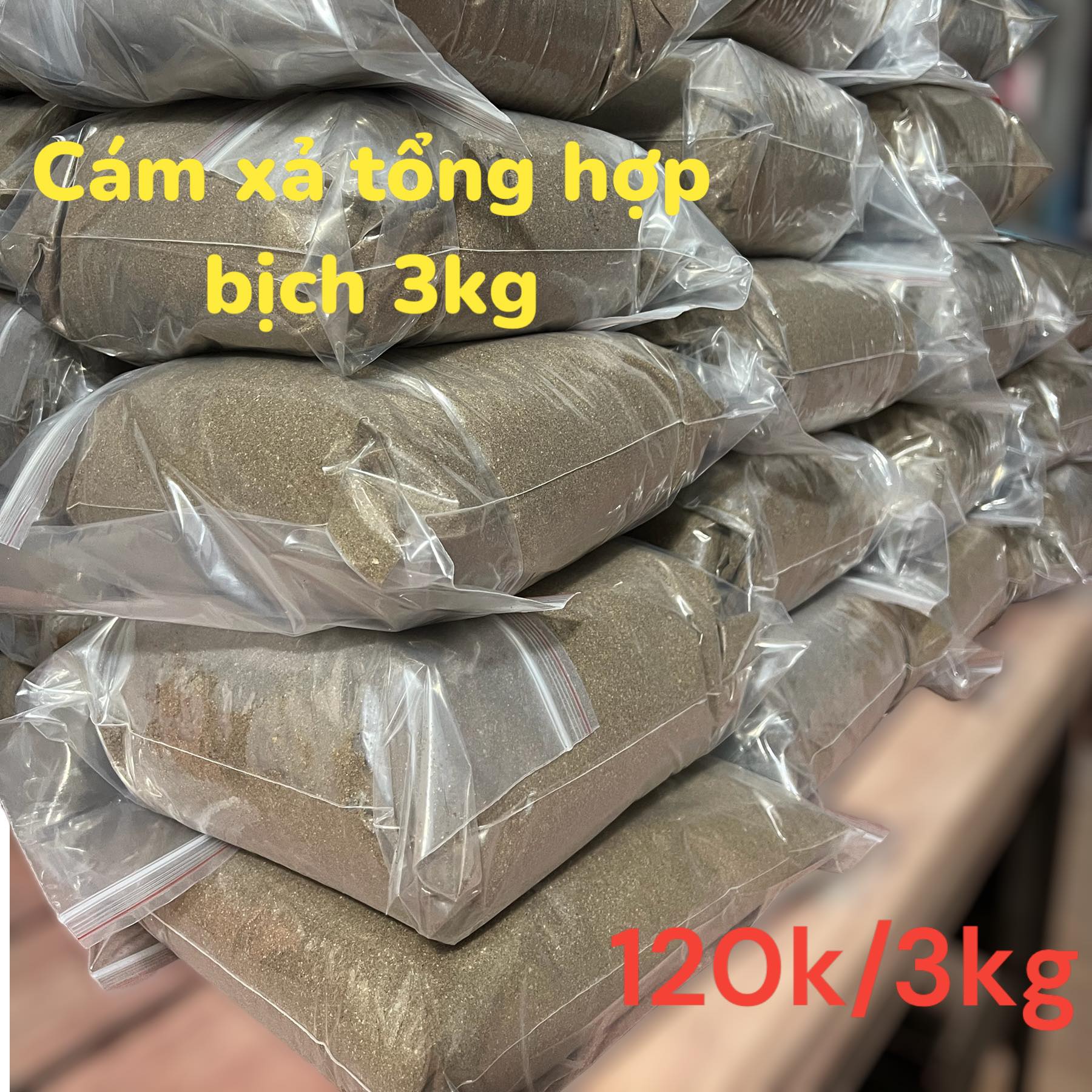 Bịch Mồi xả 3kg câu cá tổng hợp