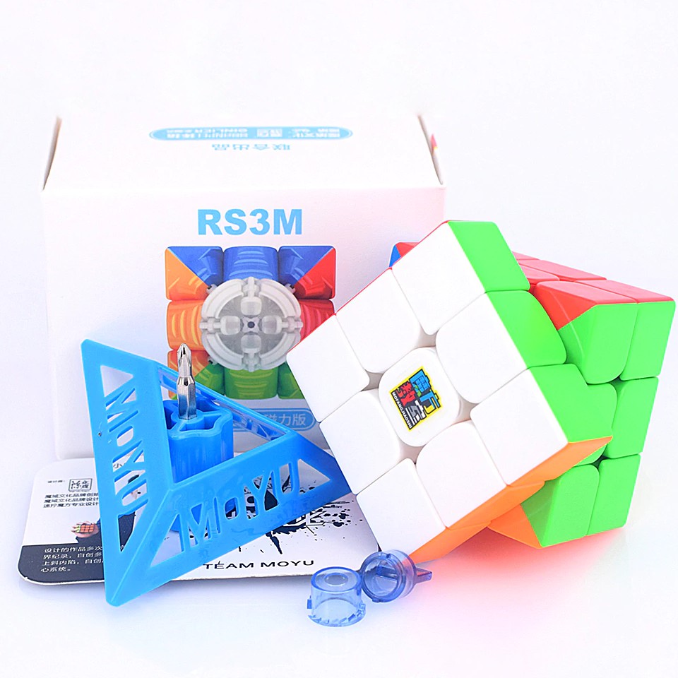 Đồ chơi Rubik MoYu Meilong 3M 3x3 RS3M có nam châm cao cấp