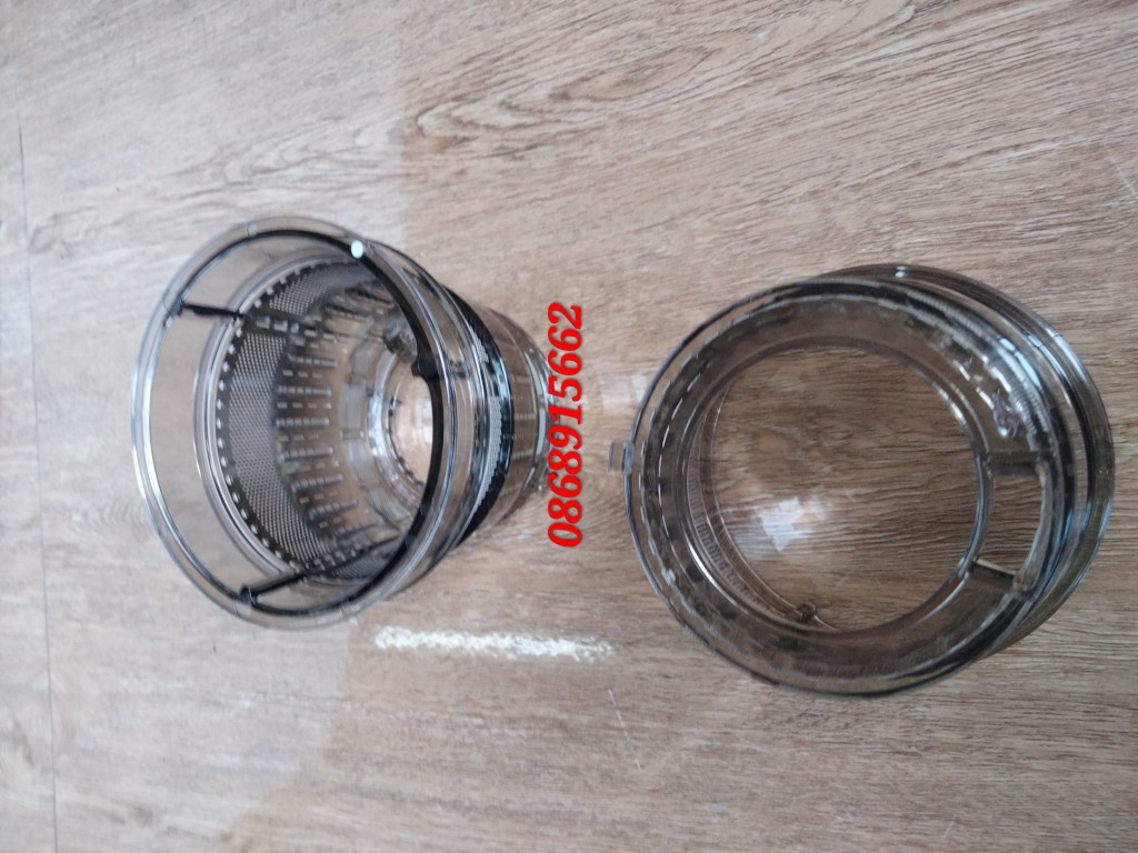 Phụ kiện máy ép chậm nineshield kb - f8b,nineshield kb - f10b lưới lọc bã, khay nạp, củ xoắn, ca 2 vòi