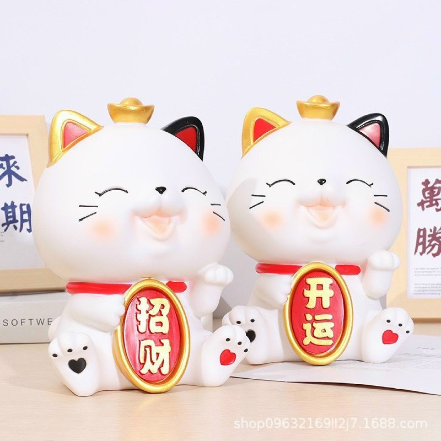 Heo đất tiết kiệm hình mèo thầƞ Եài dễ thương