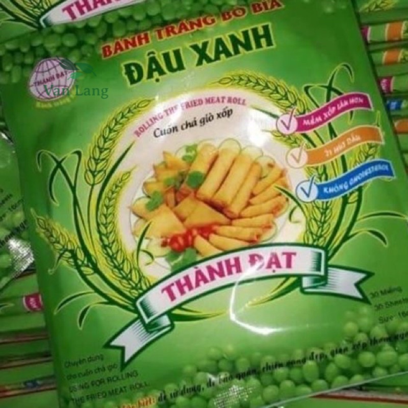 Lá Bánh Tráng Bò Bía Đậu Xanh 10 gói
