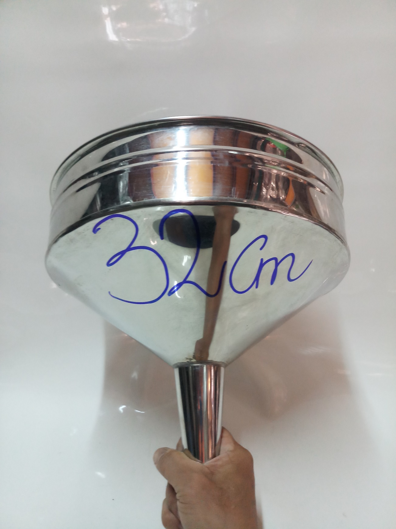 QUẶNG(PHỄU) INOX 304 ĐƯỜNG KÍNH 32CM ĐONG DẦU ĂN.DẦU NHỚT,HÓA CHẤT...