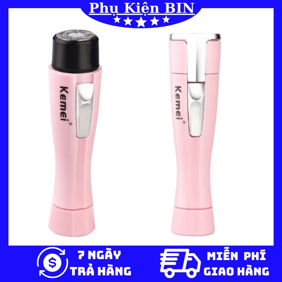 [TẶNG KÈM PIN]Máy Cạo Lông Vùng Kín Máy Cạo Lông Nách Kemei Giúp Tẩy Lông Hiệu Quả Giúp Triệt Lông Chân Triệt Lông Nách