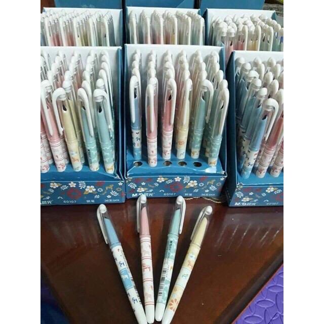 1 hộp=36 bút máy MG 60105, MG60107 ngòi nhỏ viết trơn , chất lượng .