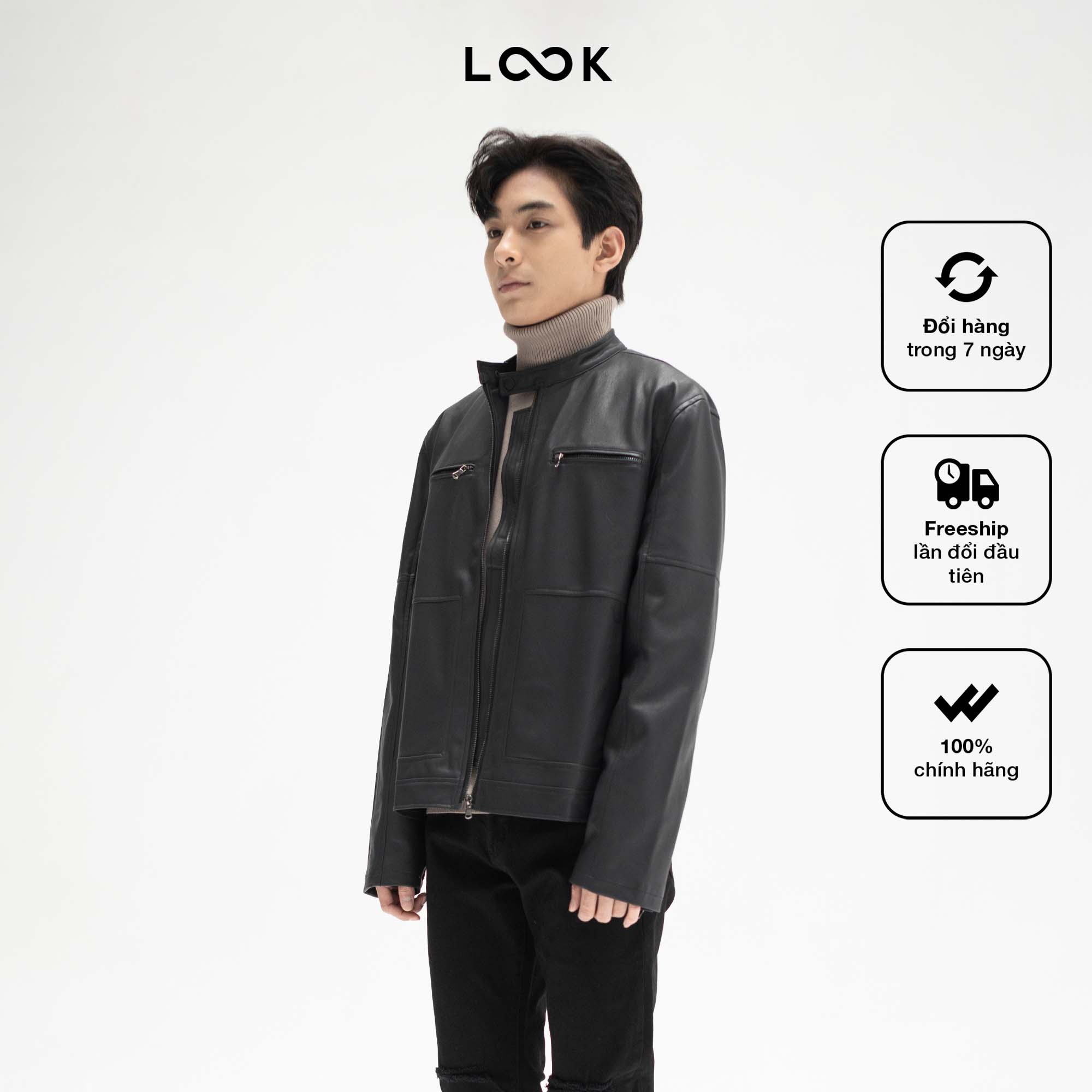 Áo Khoác Da Look Jacket