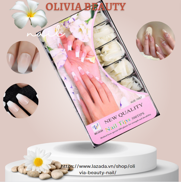 Set 500 Móng Tay Giả Làm Nail Chuyên Dụng MS #013 (HỘP LỚN)| Móng Úp Giả | Làm Nail | Chăm Sóc Móng | Nail Xinh | Nail Box| Dụng Cụ Làm Nail | Bộ Móng
