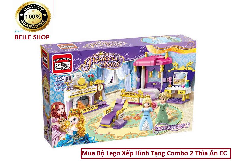 Bộ Lego Xếp Hình Enlighten - Xếp Hình phòng ngủ công chúa 2601