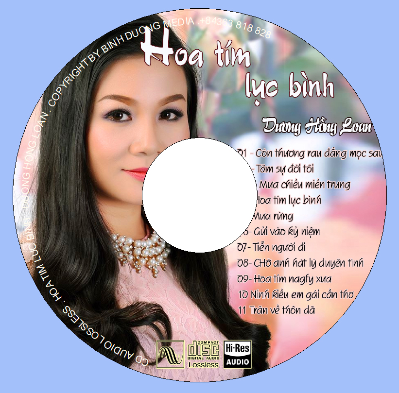 CD HOA TÍM LỤC BÌNH 1 - DƯƠNG HỒNG LOAN LOSSLESS BINH DUONG MEDIA PHÁT HÀNH