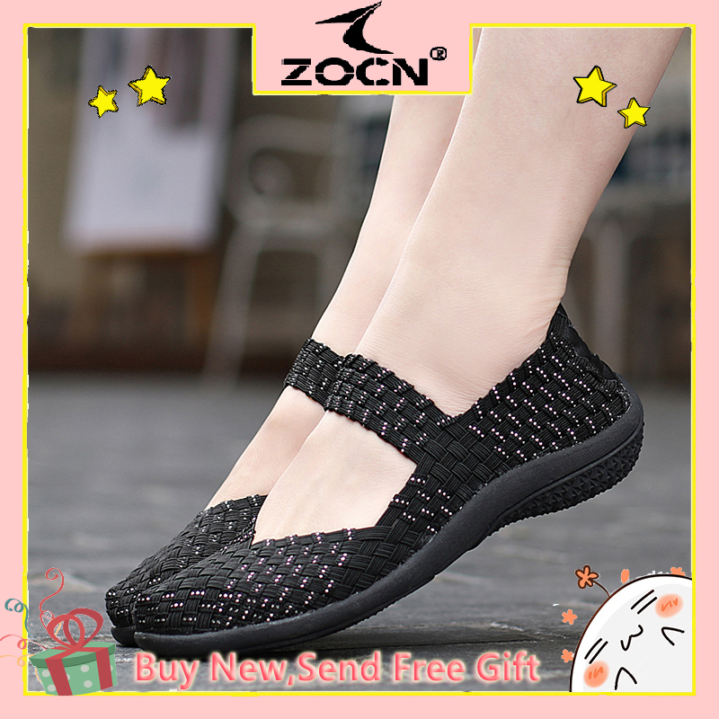 Giày Thường Ngày Cho Nữ ZOCN Giày Lười Nữ Giày Lười Đế Bằng Nữ Ngoại Cỡ 35-42