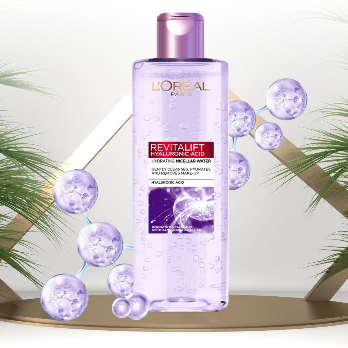 Nước Tẩy Trang L'Oreal Paris Hydrating Micellar Water 400ml Làm Sạch Sâu Và Siêu Cấp Ẩm Giúp Da Căng Mướt Mềm Mịn