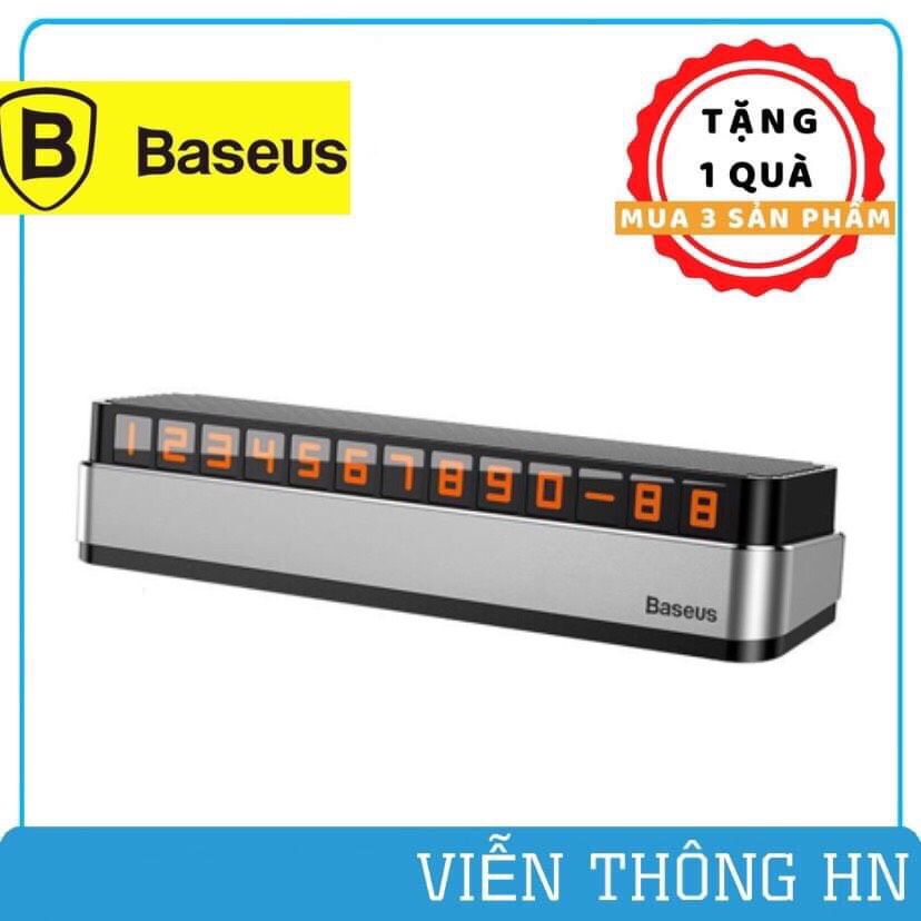 Bảng ghi số điện thoại trên oto baseus acnum b0s - biển báo số trên ô tô xe hơi