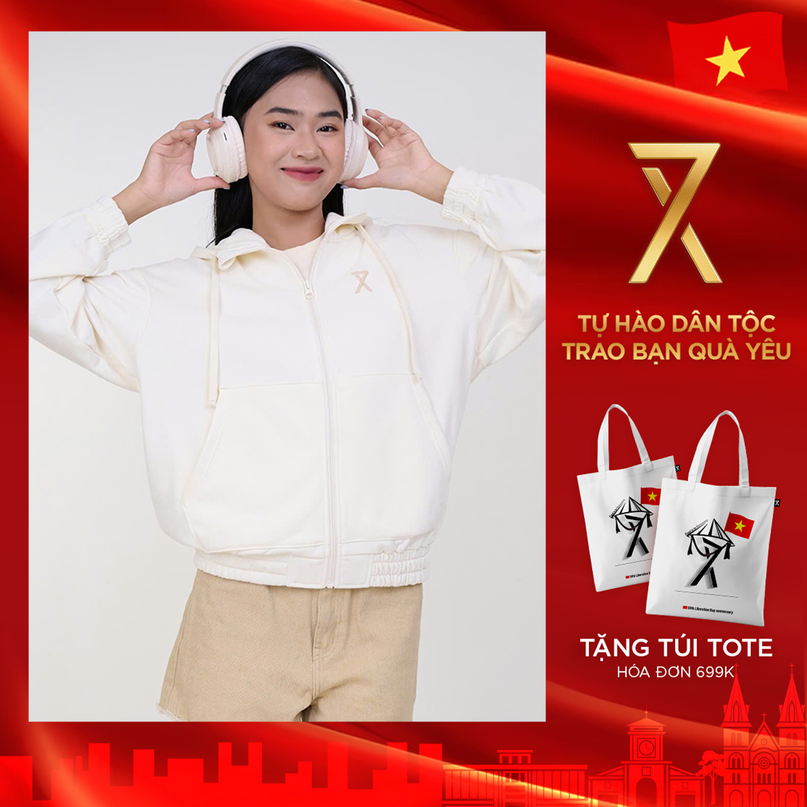 Áo Khoác Nữ COUPLE TX - Áo khoác Hình In Slogan, Chất Vải Da Cá, Mềm, Nhẹ, Có Túi Trong WOK 2062