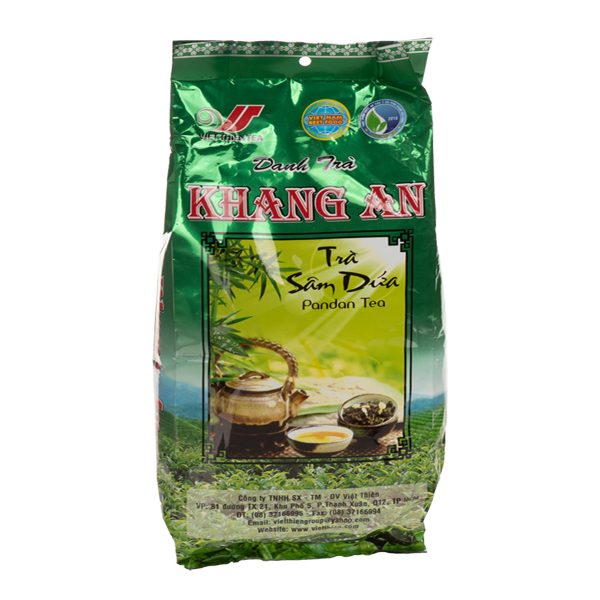 Danh trà Việt Thiên - Trà sâm dứa Khang An_300g_Nhà máy sản xuất và đóng gói Trà Bảo Lộc