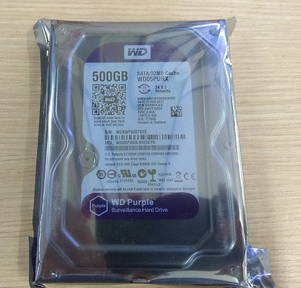 Ổ cứng HDD 500GB Sata 3 Western Purple Digital