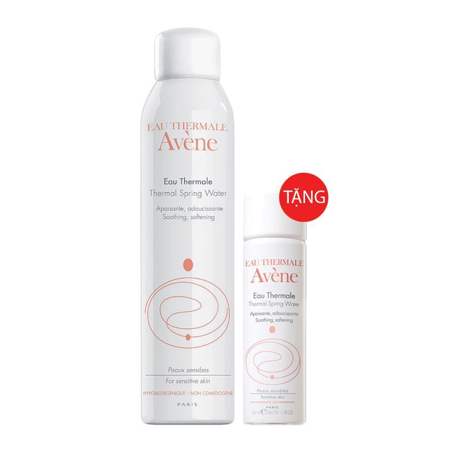 [GIẢM 20K ĐƠN 399K] Avene Nước khoáng làm dịu da, chống kích ứng Therma Spring Water 300ml TẶNG Xịt Khoáng Avene 50ml