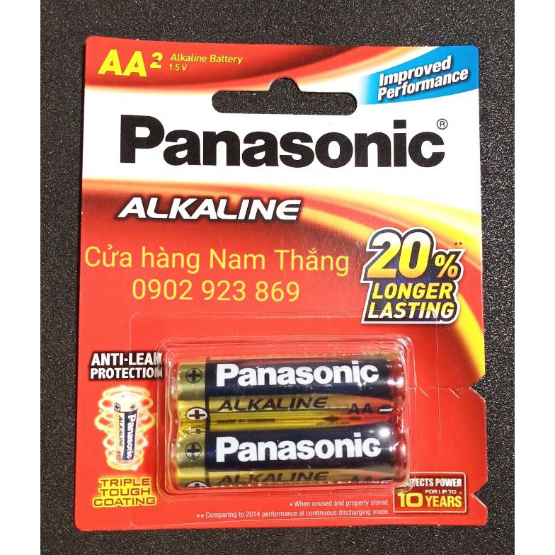 Pin 2A PANASONIC AA Alkaline 1.5V [ Hàng CHính Hãng ] - Cửa hàng Nam Thắng