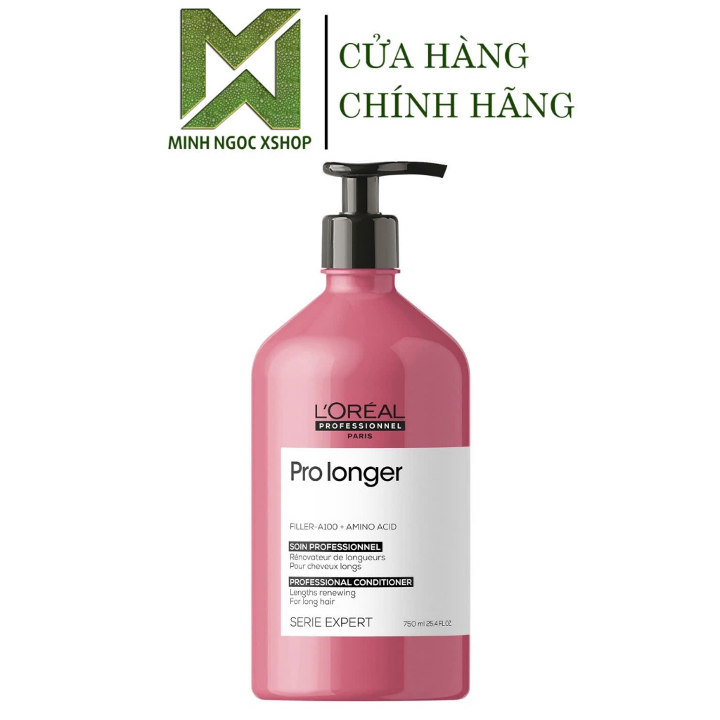 Dầu xả giảm đứt gãy, trẻ ngọn L'Oréal - Loreal Pro Longer 750ML Chính hãng