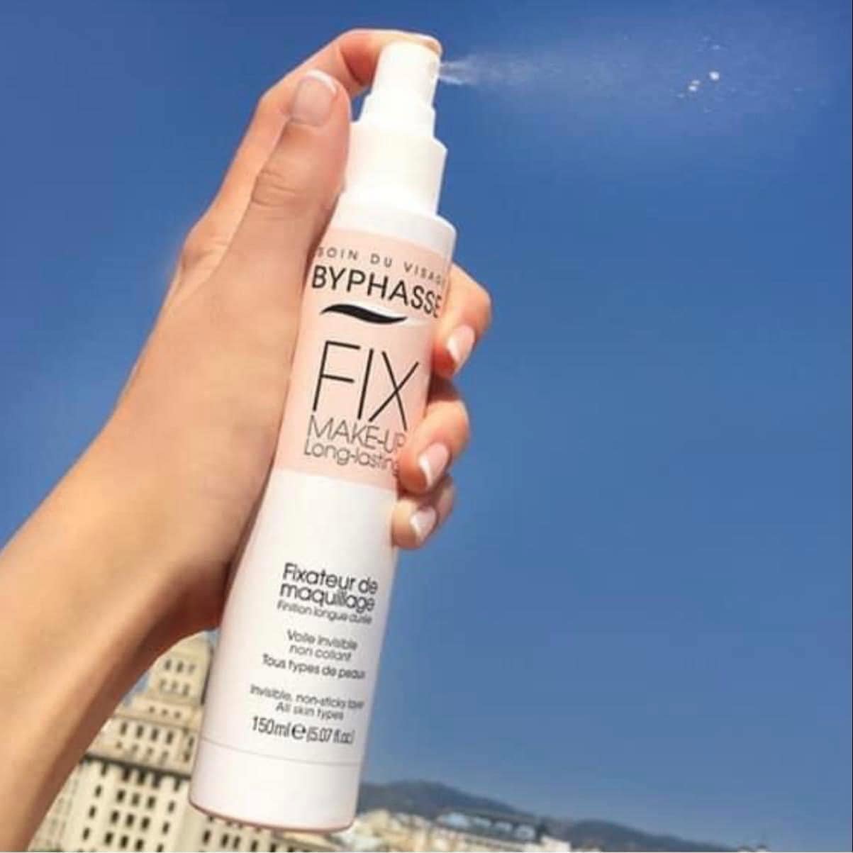 Xịt khóa nền byphasse fix make up long lasting 150ml