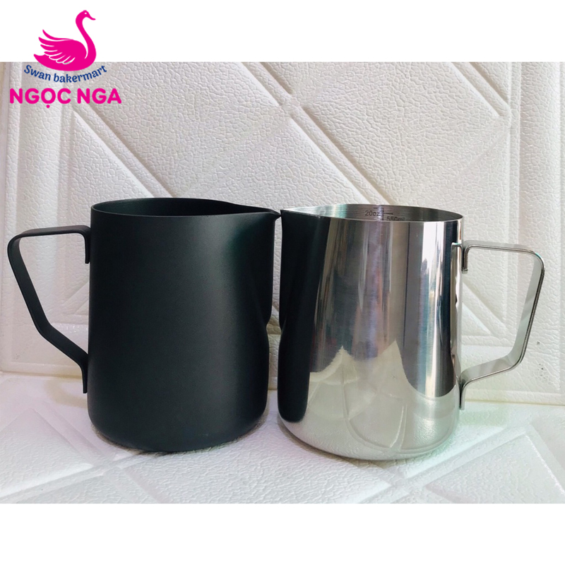 Ca rót sữa màu trắng 350-ml - 600ml , cafe espresso