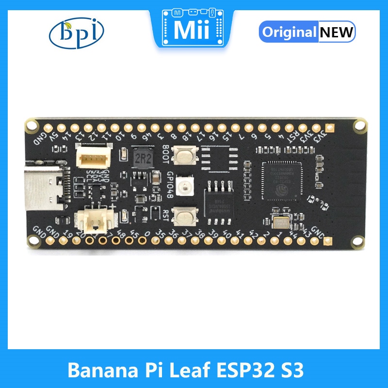 Banana Pi Leaf ESP32 S3 is a Series of Low-Powered Microcontrollers Designed for IoT Development