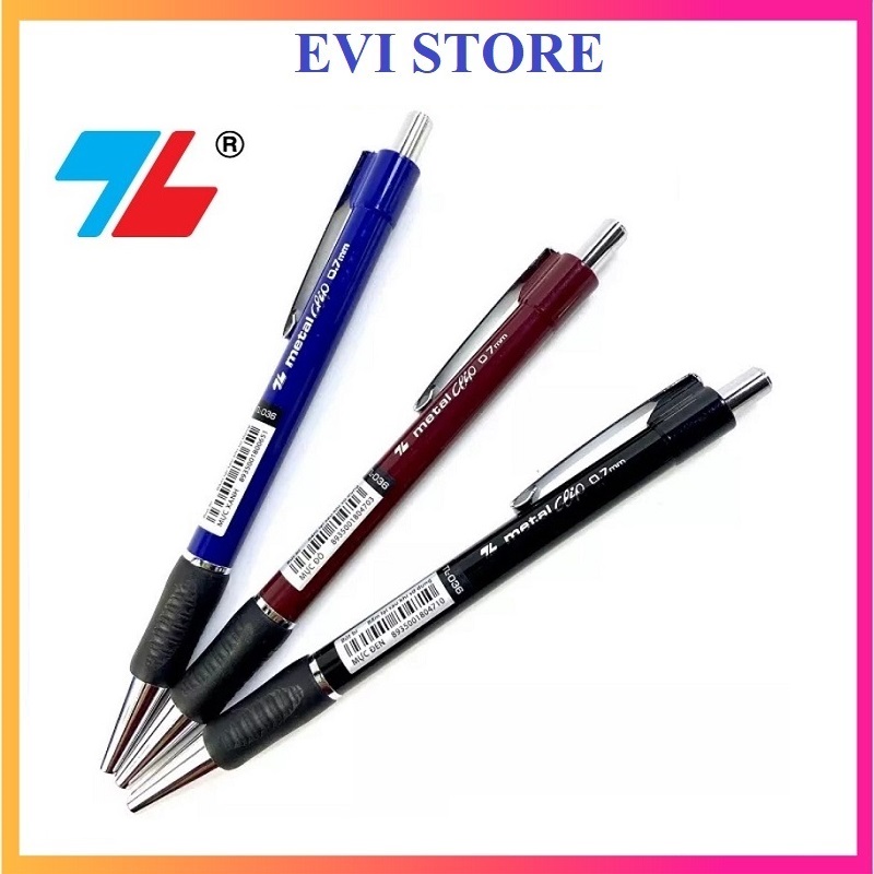 Bút bi thiên long tl-036 ngòi 0.7mm i bút bi bấm thiên long tl036 có ruột bpr-08 thay thế