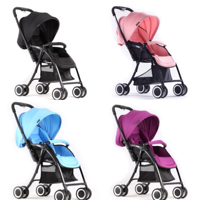 Xe đẩy gấp gọn 2 chiều 3 tư thế VOVO TRAVEL 2020 - Hàng chính hãng