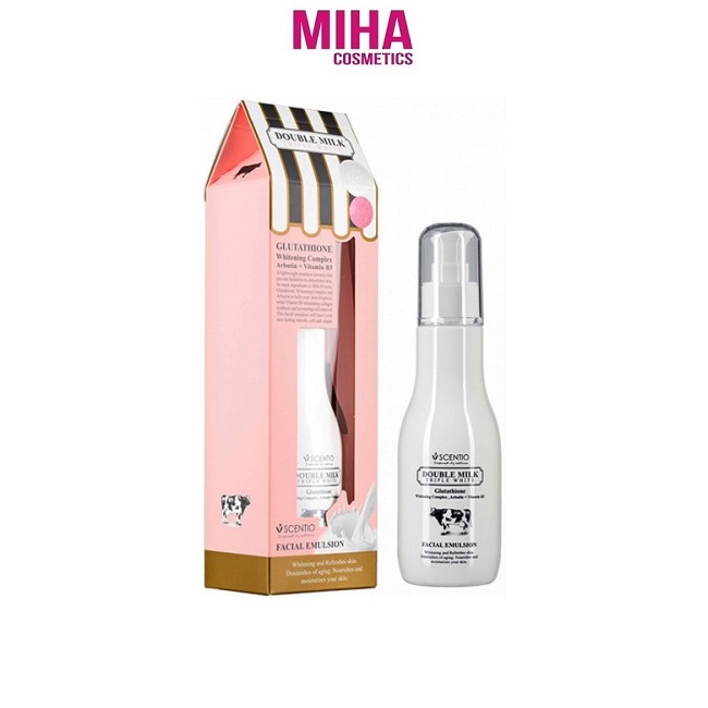 Sữa Dưỡng Da Mặt Chiết Xuất Sữa Bò Scentio Beauty Buffet Double Milk 150ml Thái Lan