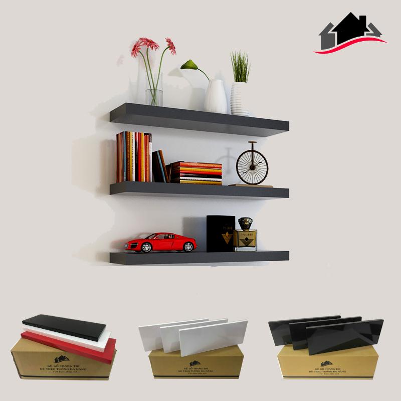 Set 03 Kệ treo tường 40cm x 15cm Cao cấp