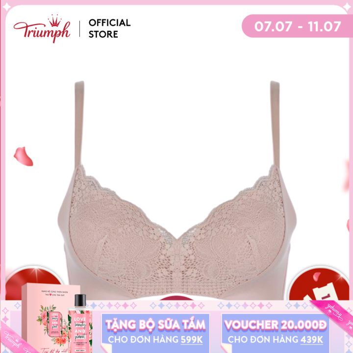 [Voucher 20K + Quà Sữa tắm cho đơn 699K từ 7.7-11.7] Áo ngực có mút lót Triumph COMFORT TOUCH HP 01 EP