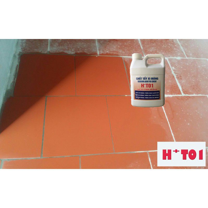 Chất tẩy xi măng ht01 can 1.8 lít, tẩy ron loại mạnh
