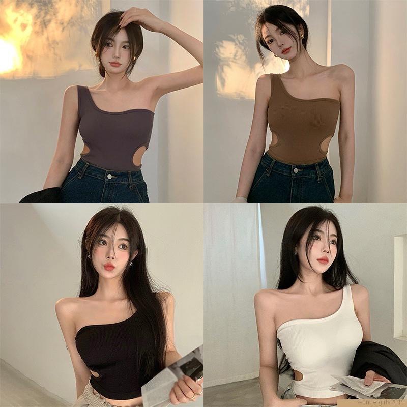 Áo croptop quai chéo, áo bra có đệm ngực thiết kế cut-out eo trẻ trung mẫu mới 2022