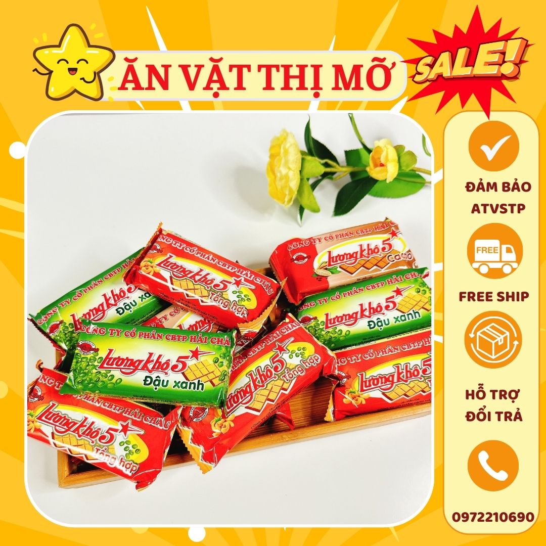 Lương khô hải châu 65g đủ vị thơm ngon date luôn mới