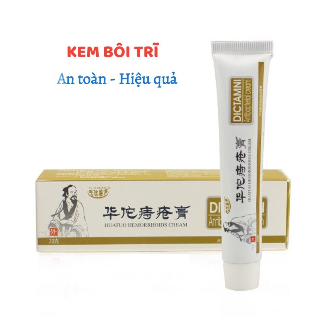 Kem bôi trĩ nội, trĩ ngoại , nứt kẽ da hậu môn - Tinh hoa y học Trung Quốc Combo 10 tuýp