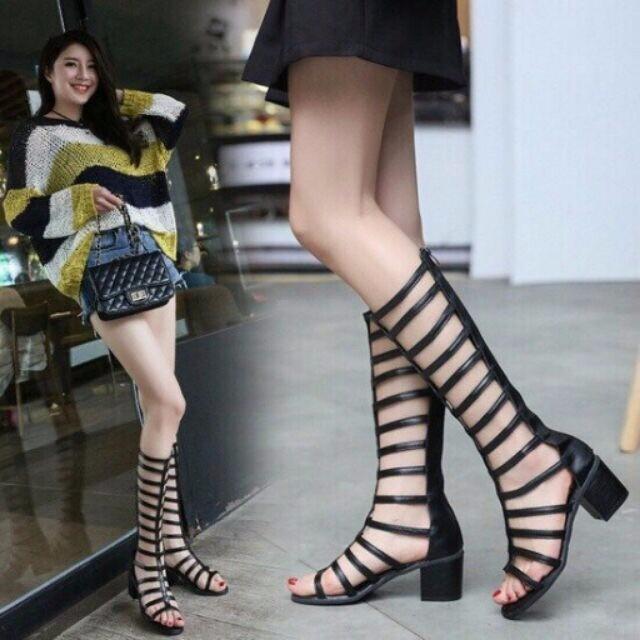 Giày sandal chiến binh đế vuông