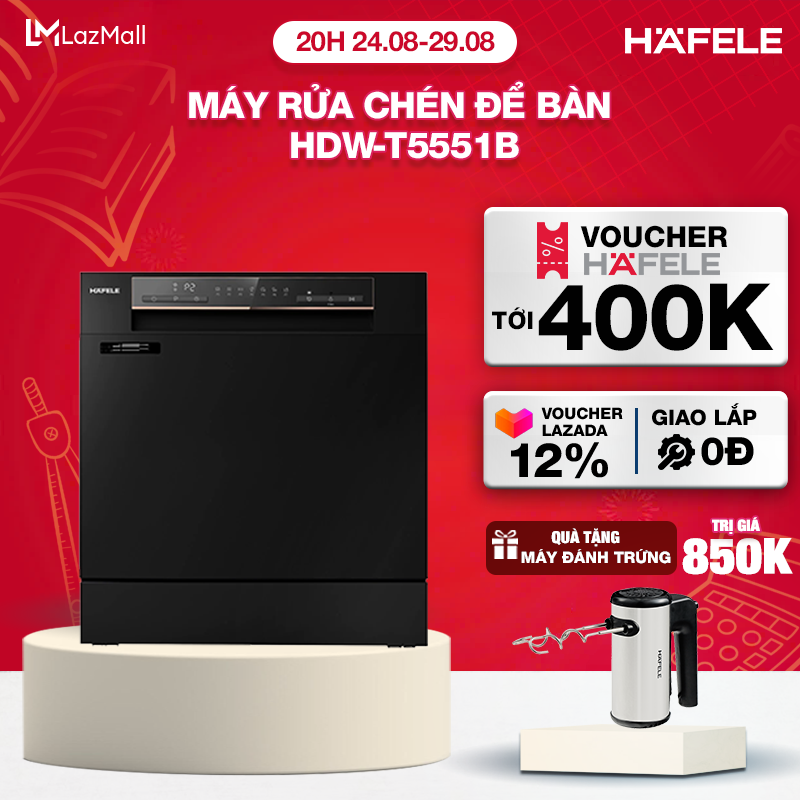 Máy rửa chén bát hdw-t5551b hafele 538.21.340