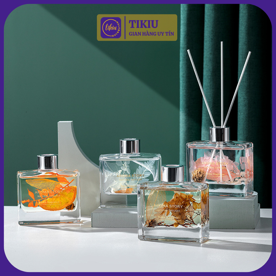 Tinh dầu thơm phòng citta nước hoa thiên nhiên cao cấp relax at home khử mùi tikiu 3 tầng hương relax at home chai trụ thấp 120ml