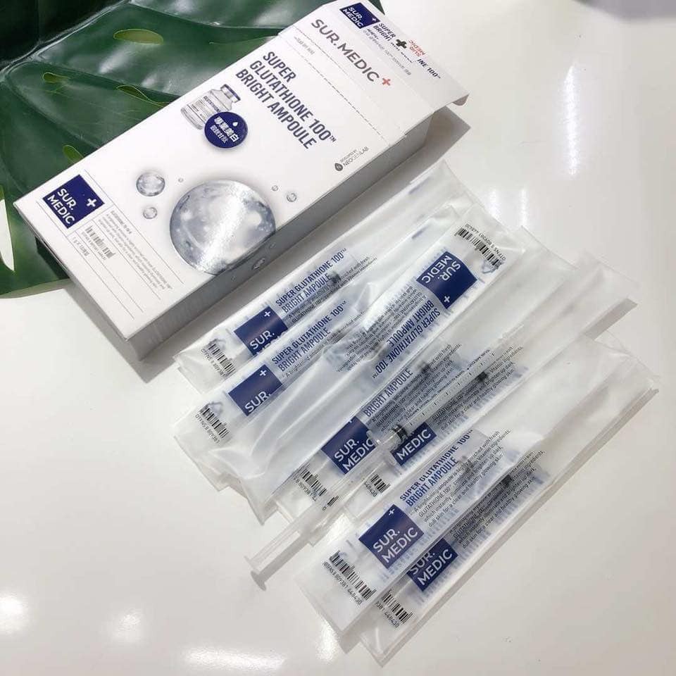 Tinh chất làm hỗ trợ THÂM Sur.Medic sur medic super glutathion có tem chống hàng giả