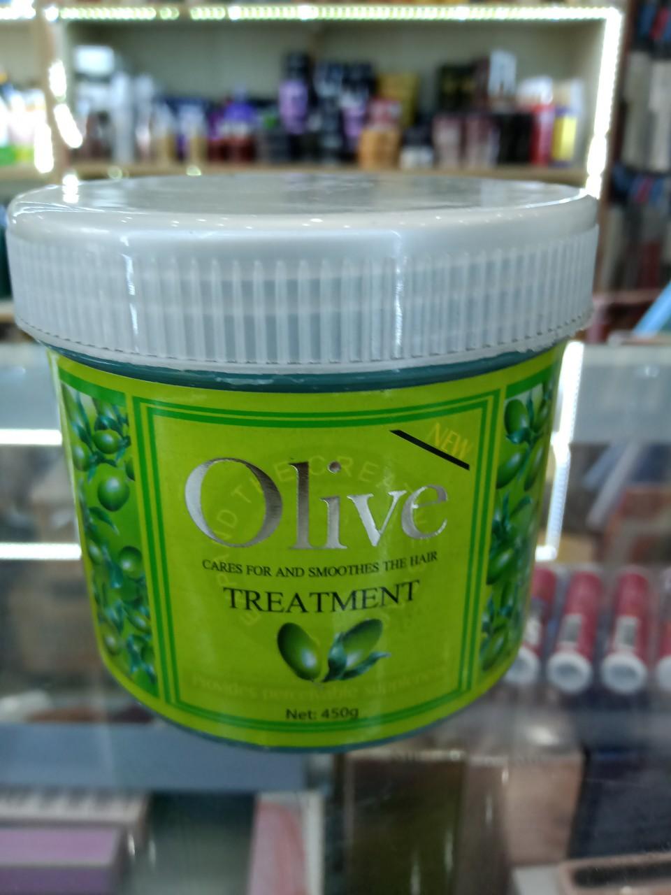 Kem hấp tóc ceorali olive hair treatment 450g